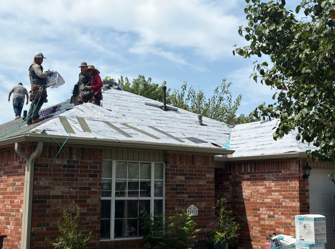 Project Roof Replacement in Progress in Springdale image