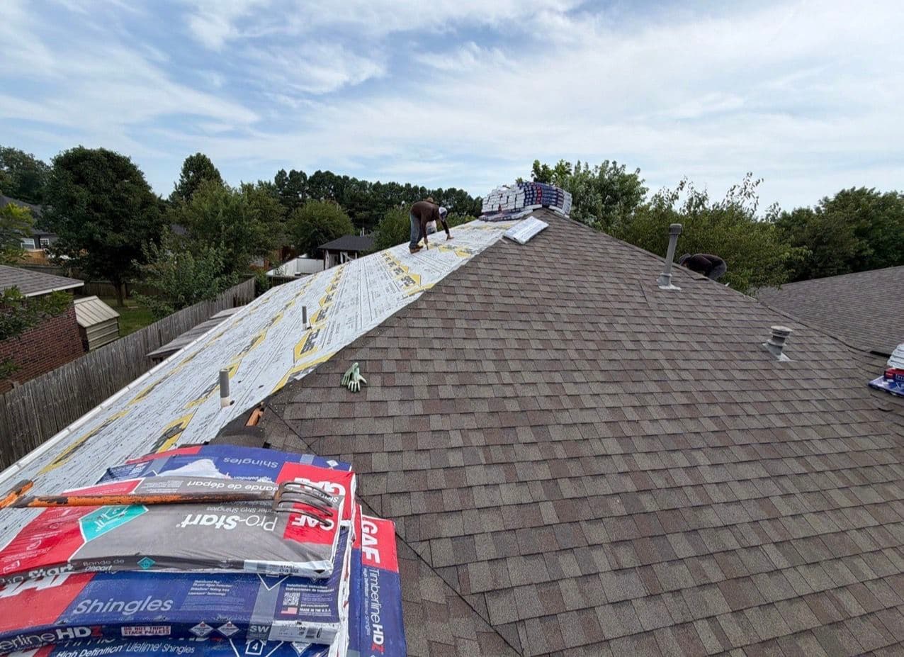 Gallery photos for Roof Replacement in Progress in Springdale: Image #2