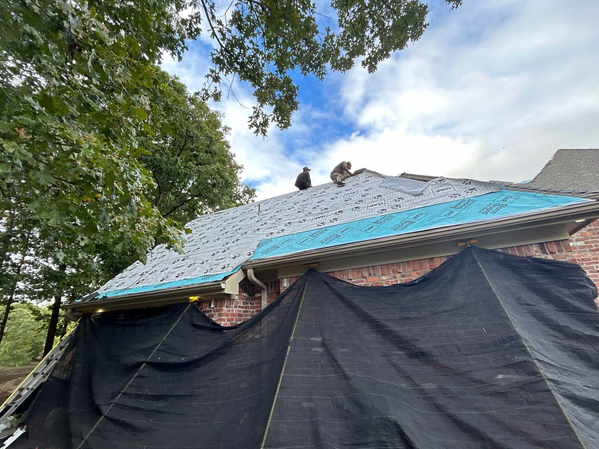 Gallery photos for Storm Damage Roof Replacement with Impact-Resistant Shingles: Image #1